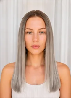 Ash Blonde Dip Dye