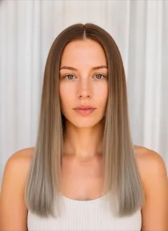 Ash Blonde Peekaboo