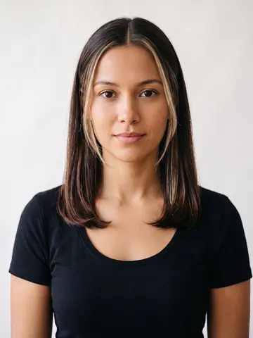 Blonde Face Framing Highlights