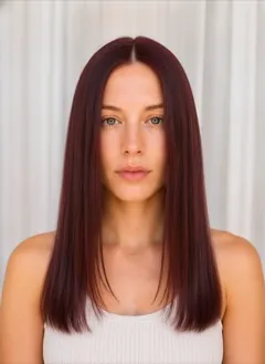 Burgundy Peekaboo