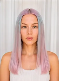 Cotton Candy Dip Dye