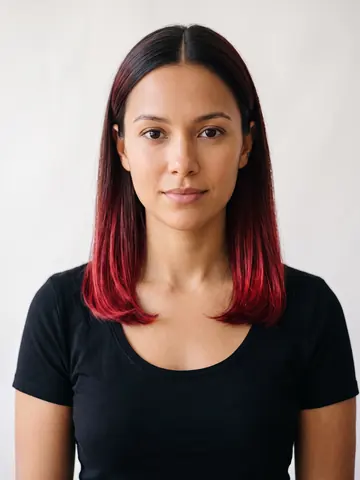 Electric Cherry Dip Dye