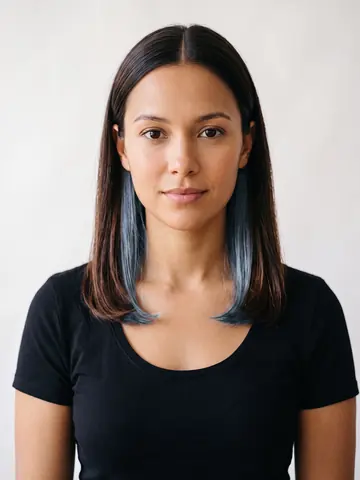 Icy Blue Peekaboo