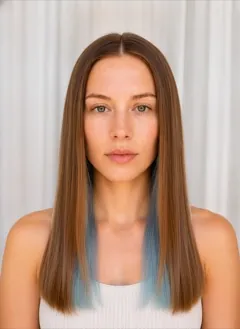 Icy Blue Peekaboo
