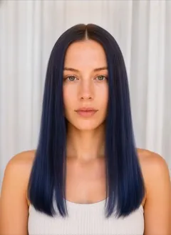 Indigo Blue Dip Dye