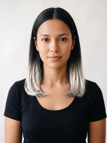 Platinum Blonde Dip Dye