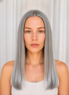 Silver Dip Dye