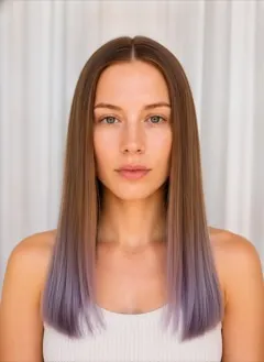 Silver Purple Peekaboo