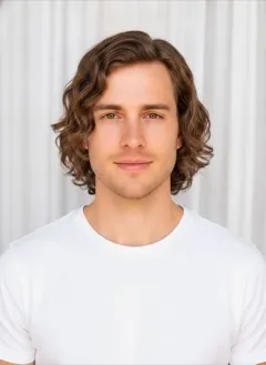 Deep Waves Mid rendered by HairGlam on a male model