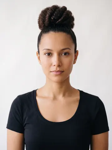 Afro Bun Mohawk