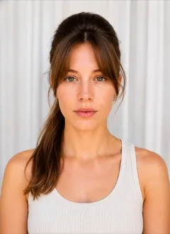 Bouffant Ponytail Bangs