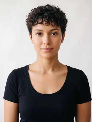 Curly Pixie