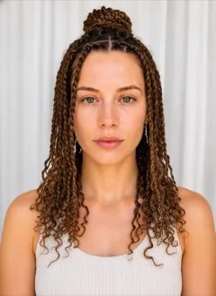 Mini Twists Side Part