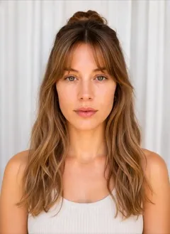 Wavy Bangs Long