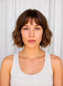 Wavy Bob Bangs