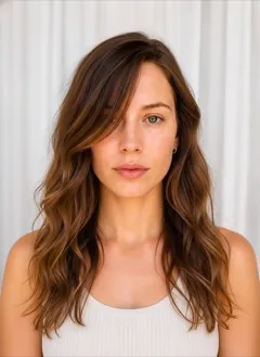 Wavy Side Part Long