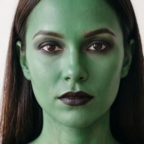 Green Witch, a Halloween Studio look