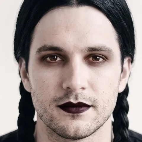 Deadpan Goth, AI render