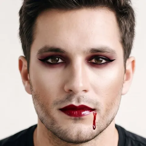 Glam Vampire, AI render