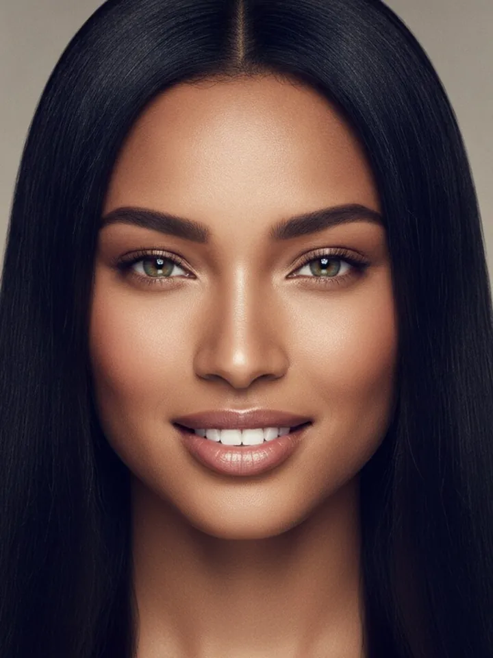 A HairGlam hairstyle render